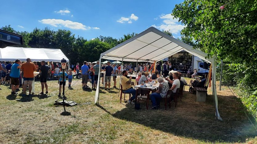 Am Wochenende war endlich wieder was los in Kleinberndten (Foto: Daniela Wolter)