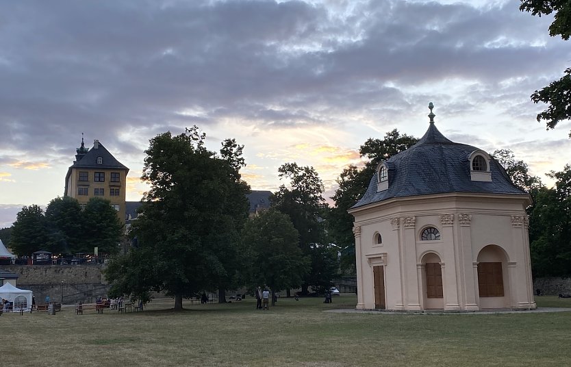 Burgterrasse in Rudolstadt (Foto: oas)