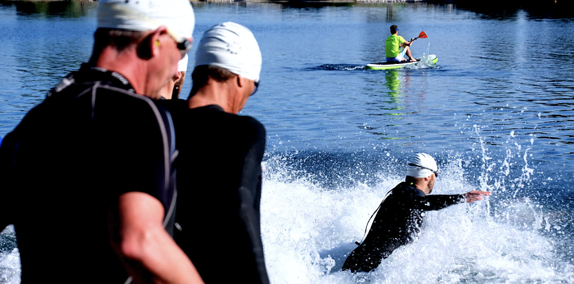 19. Scheunenhof-Triathlon gestartet (Foto: Peter Blei)