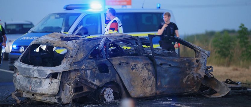 Tödlicher Unfall zwischen Mühlhausen und Grabe (Foto: S. Dietzel)