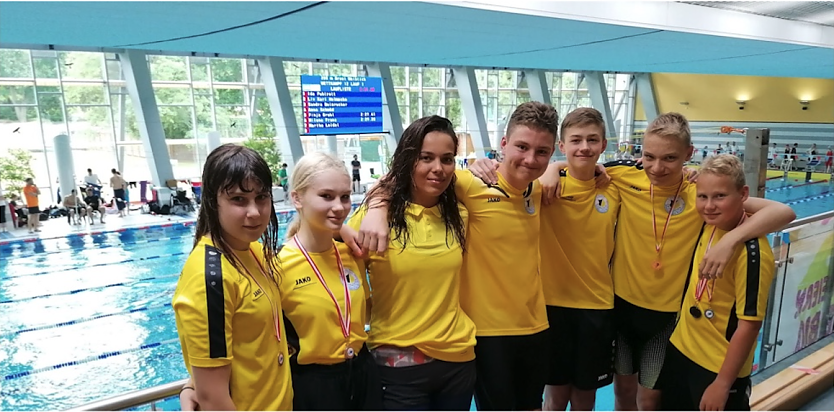 Die Nordhäuser Delegation konnte drei Meistertiteln aus Erfurt mitbringen (Foto: SVN 90)