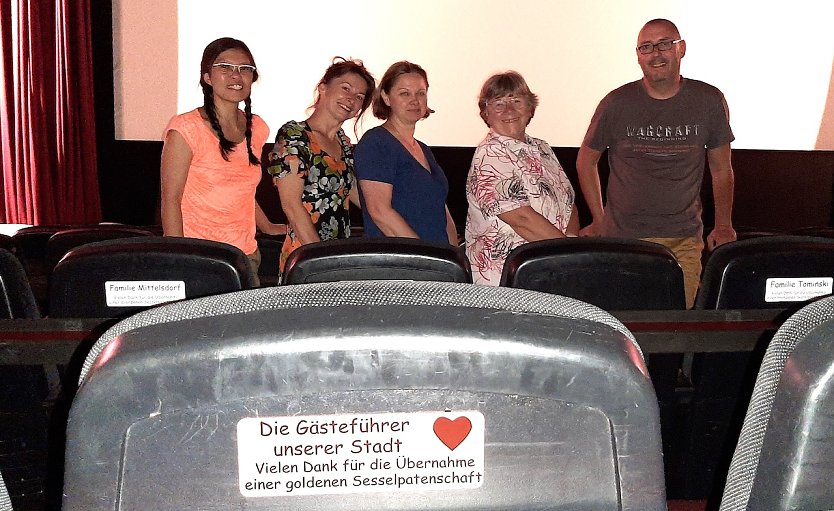 Die Gästeführer im Burgtheater (Foto: P.Kosiol)
