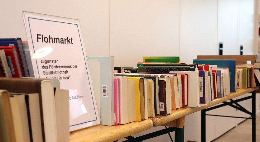 Bücherflohmarkt am Wochenende (Foto: Stadtverwaltung Nordhausen)