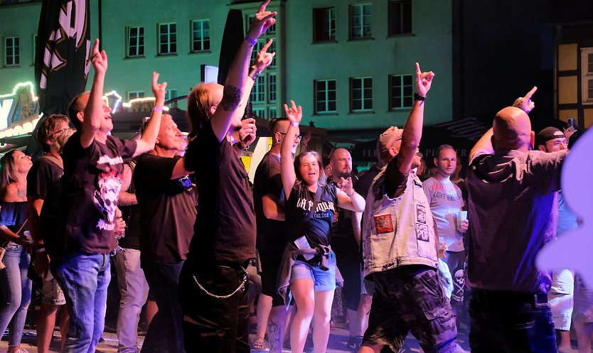 Party gestern Abend in der Altstadt (Foto: P.Blei)