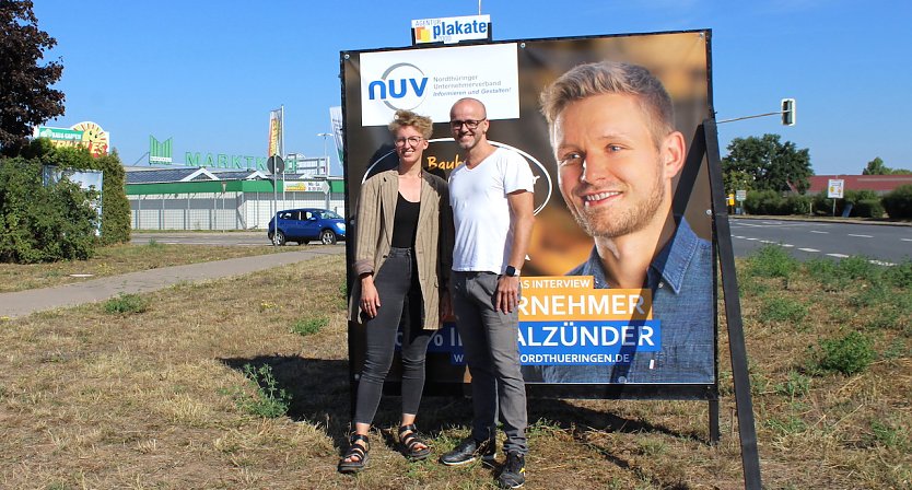 Toni und Tobi haben die Webeoffensive in die Tat umgesetzt (Foto: oas)