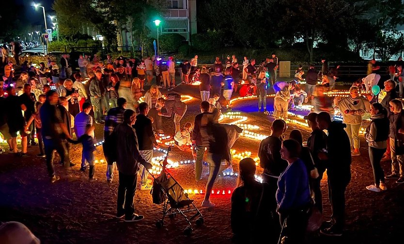 Das Lichterfest am vergangenen Samstag (Foto: Stadtverwaltung)