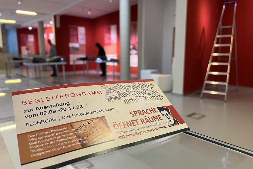 Ausstellung 500 Jahre Septembertestament (Foto: Stadtverwaltung Nordhausen)