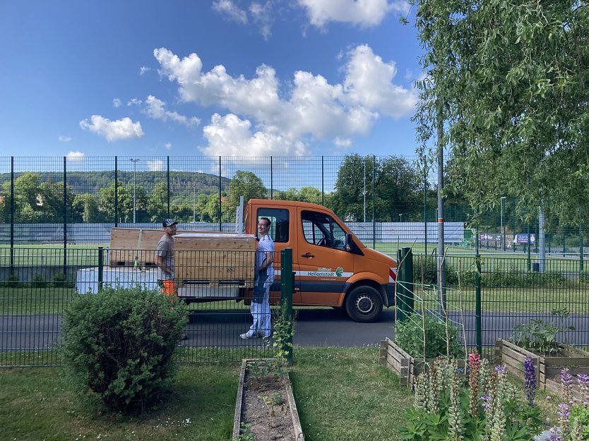 Möhrenbeet, Erde und Samen gab es in diesem Jahr für die sieben Kindergärten der Stadt (Foto: Heilbad Heiligenstadt)