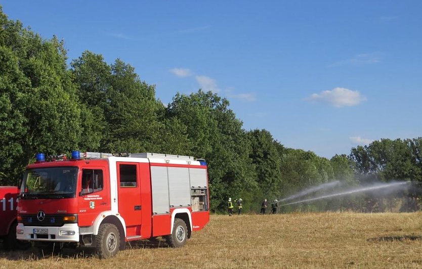 Die Waldbrandgefahrenstufen haben sich als solides Präventionssystem etabliert, gemeinsame Waldbrandübungen von Feuerwehr und Forstbehörde schulen die Koordinationsmechanismen für den Ernstfall (Foto: Dr. Horst Sproßmann)