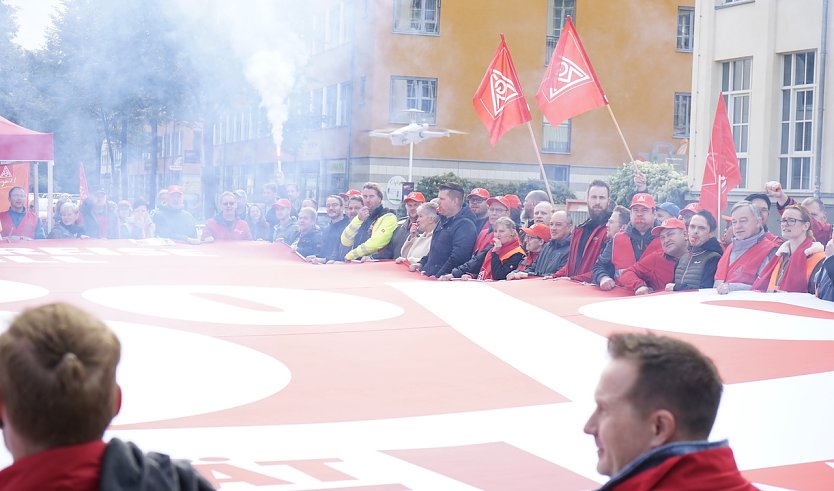 Proteste gestern in Erfurt (Foto: A.Scharff)