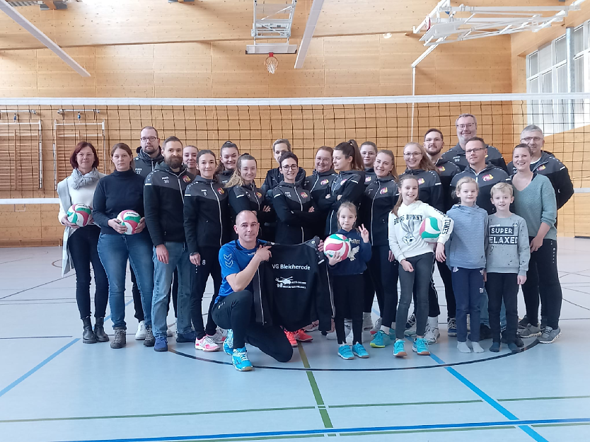 Neue Sponsoren für Bleicherodes Volleyballerinnen (Foto: Andre Kretzschmar)