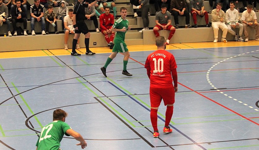 Einer der Unterschiedsspieler: Sven Bernsdorf (Nummer 10) sorgte mit seinem Treffer zum 1:1 im Derby Preußen - Union für Frust bei den Einheimischen (Foto: oas)