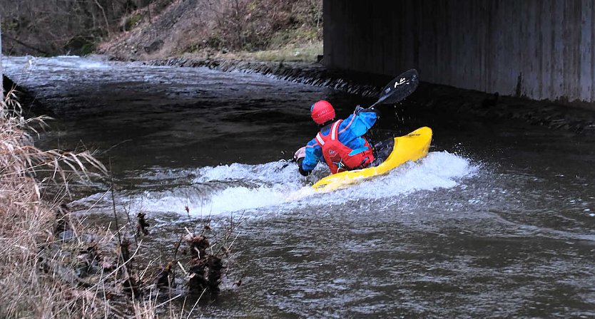 Rafting in der Bere (Foto: Peter Blei)