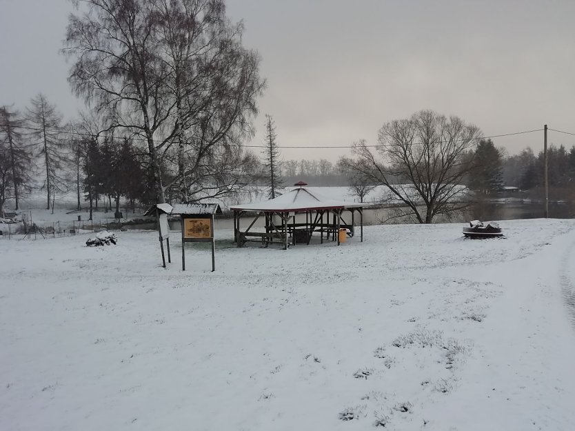 In Sophienhof hat der Winter wieder Einzug gehalten (Foto: W. Jörgens)