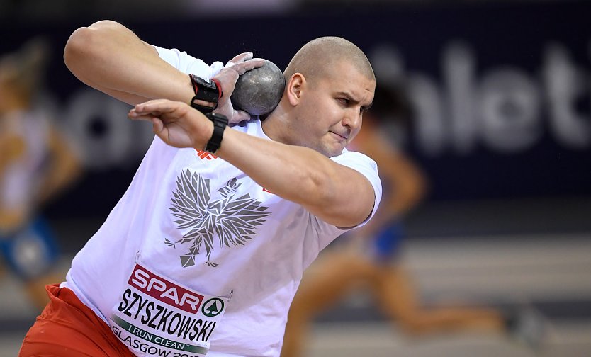 Jakub Szyskowski aus Polen, 31-jähriger EM-Teilnhemer und 21-Meter-Stoßer (Foto: Chai von d. Laage)