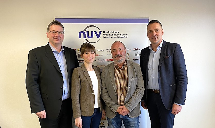 Der aktuelle NUV-Vorstand: Thomas Seeber, Claudia Rheinländer, Dr. Dirk Vetter und Niels Neu (Foto: oas)