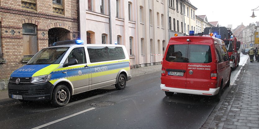 Gasexplosion in einem Mühlhäuser Wohnhaus (Foto: S.Dietzel)