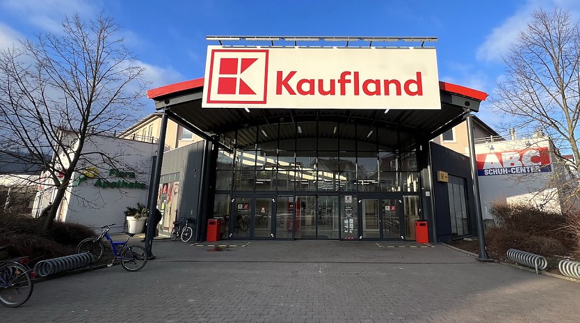 Ort des Geschehens: die Sondershäuser Kaufland-Filiale (Foto: S.Dietzel)