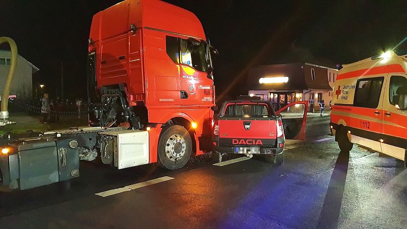 Unfall heute Nachmittag in Greußen (Foto: S.Dietzel)