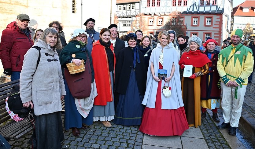 Bad Langensalzas Gästeführer Zunft im letzten Jahr zum Weltgästeführertag (Foto: H.Rockstuhl)