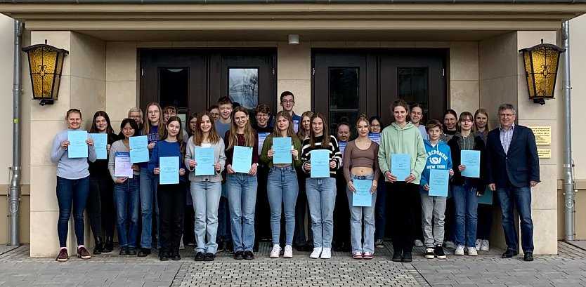 Teilnehmer der Chemie-Olympiade (Foto: Humboldt Gymnasium)