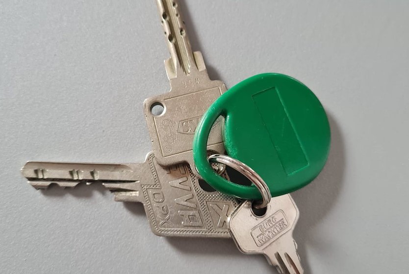 Gefundener Schlüssel (Foto: nnz)