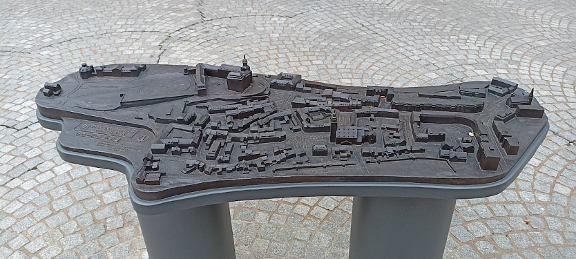 Modell der Stadt Sondershausen (Foto: ISEK )