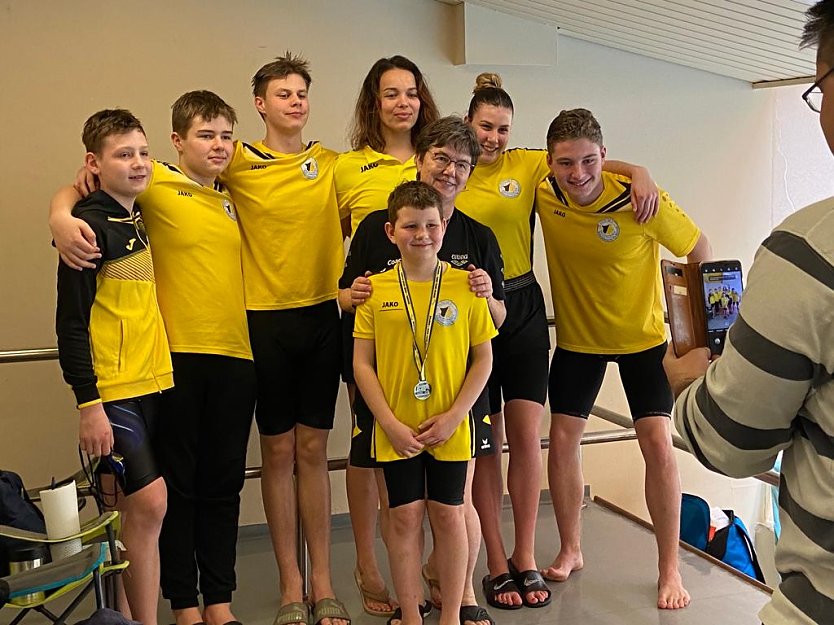 In Halle konnten sich die Nachwuchstalente des Nordhäuser Schwimmvereins mit den besten des Landes messen (Foto: SVN 90)