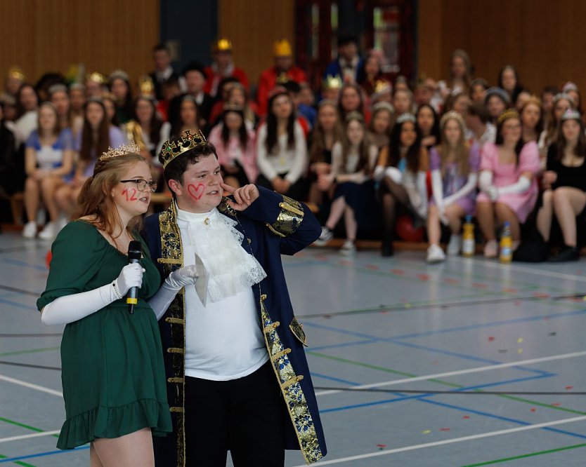 Am Worbiser Gymnasium haben die 12. Klassen ihren letzten Schultag gefeiert (Foto: Gymnasium Worbis)
