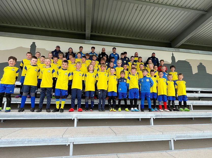 Teilnehmer des Osterferien-Fußballcamps (Foto: BSV Eintracht)