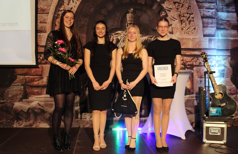 4.Platz für die 2. Liga-Damenmannschaft des SV Glückauf Sondershausen in Geräteturnen  (Foto: Eva Maria Wiegand)