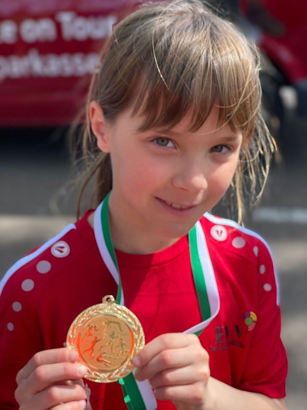 Beim Sparkassen-Cup in Bernburg brachte Nele Marianne Schiek beim Schlagballwurf die Goldmedaille nach Hause (Foto: HSG Nordhausen)