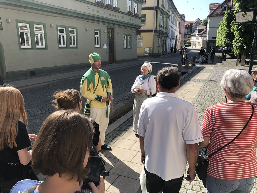 Die Gästeführer in Bad Langensalza präsentieren zum Innenstadtfest die schönsten Seiten ihrer Stadt (Foto: Patrick Kosiol)