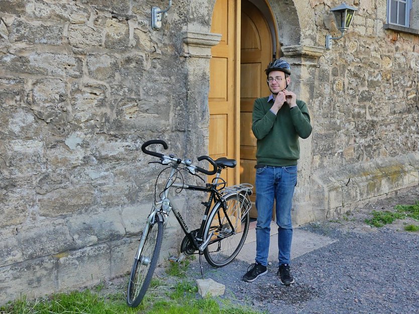 Kantor Michael Goos lädt zur musikalischen Radtour (Foto: Evangelischer Kirchenkreis Südharz)