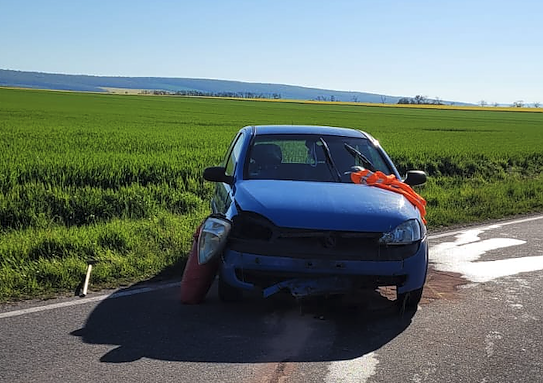 Unfall bei Oberbösa (Foto: Feuerwehr/Silvio Dietzel)