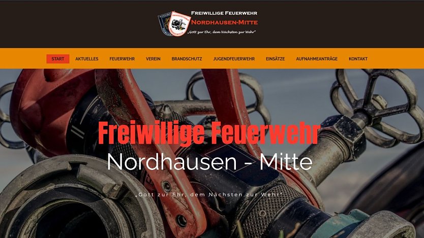 Der Internetauftritt der Freiwilligen Feuerwehr Mitte ist wieder erreichbar (Foto: FFW Nordhausen Mitte)