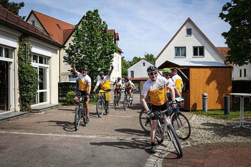 Nach fünf Tagen und über fünfhundert Kilometer kam man in Schrobenhausen an (Foto: Schachtbau Nordhausen)