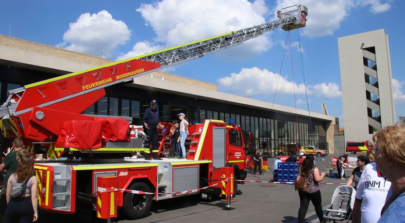 Tag der offenen Tür bei der neuen Nordhäuser Feuerwache (Foto: agl)