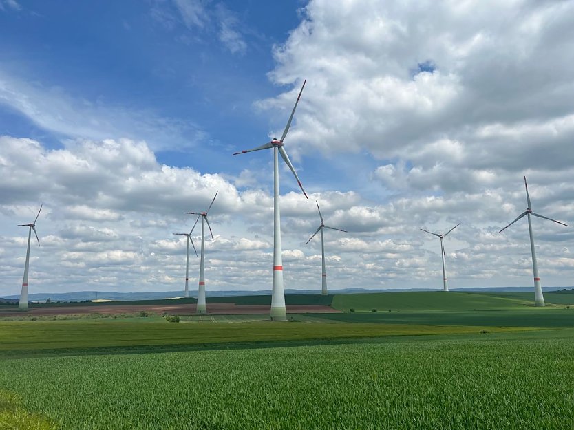Windpark bei Kleinfurra (Foto: S. Dietzel)