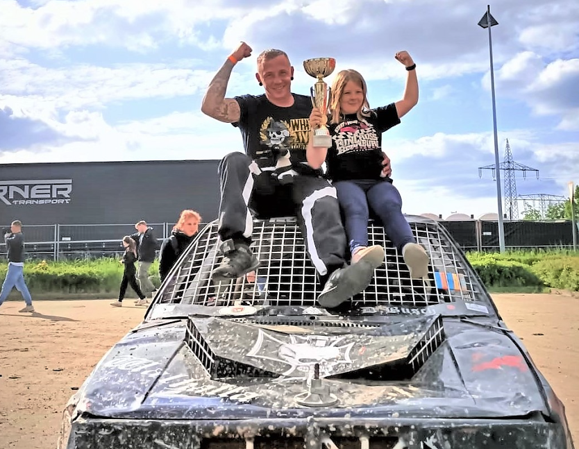 Dave Busch freute sich in Chemnitz über einen weiteren Erfolg (Foto: Ulrich Reinboth)