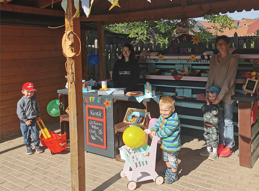 Zum Kindertag öffnete der Kinderhaus-Kiosk (Foto: Alexandra Otte)