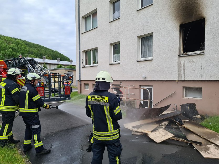 Wohnungsbrand in Uder (Foto: Feuerwehr Heiligenstadt)