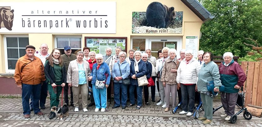 Die WB2 der Volkssolidarität besuchte den Bärenpark in Worbis (Foto: T. Leipold)