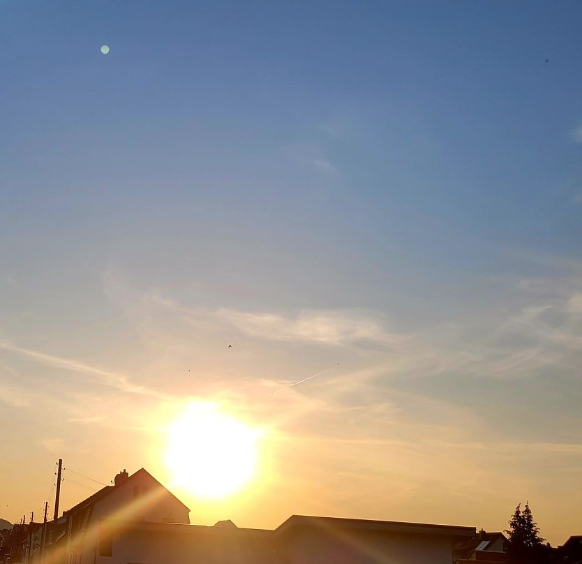 Unser Wetterbild verdanken wir heute Kerstin Hesse, die den Sommerhimmel aufs Foto gebannt hat (Foto: Kerstin Hesse)
