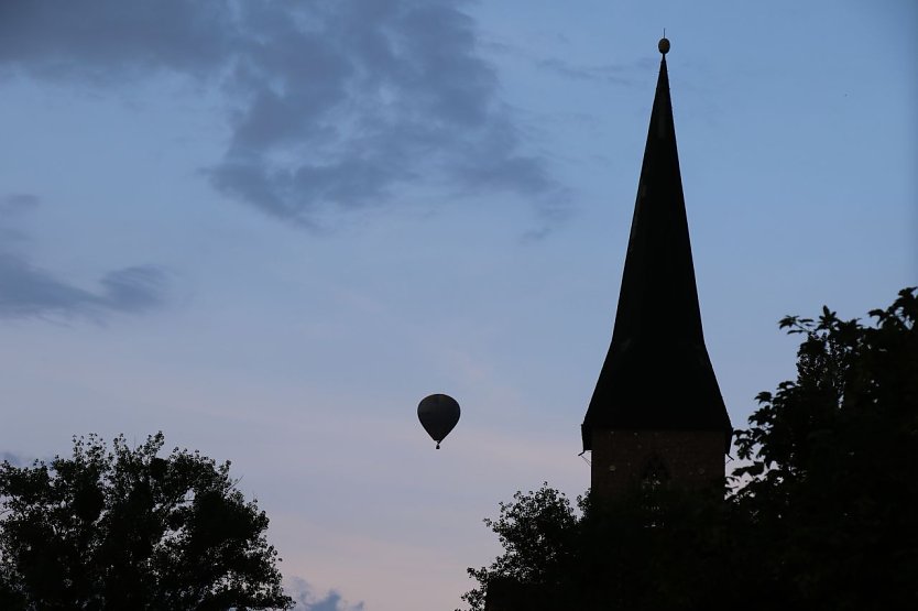 Gestern Abend konnte man den Himmel über Nordhausen noch in aller Ruhe befahren (Foto: agl)