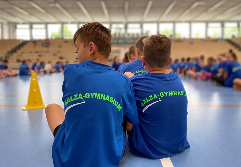 Geht da noch was außer Handball in der Salza-Halle? (Foto: Salza-Gymnasium)
