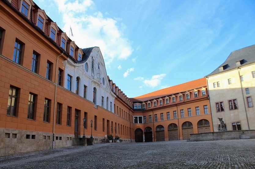 Schlosshof des Sondershäuser Schlosses (Foto: Eva Maria Wiegand)