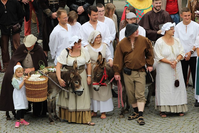 Das Mittelalterfest in Bad Langensalza wird jedes Jahr Ende August gefeiert. (Foto: Eva Maria Wiegand)