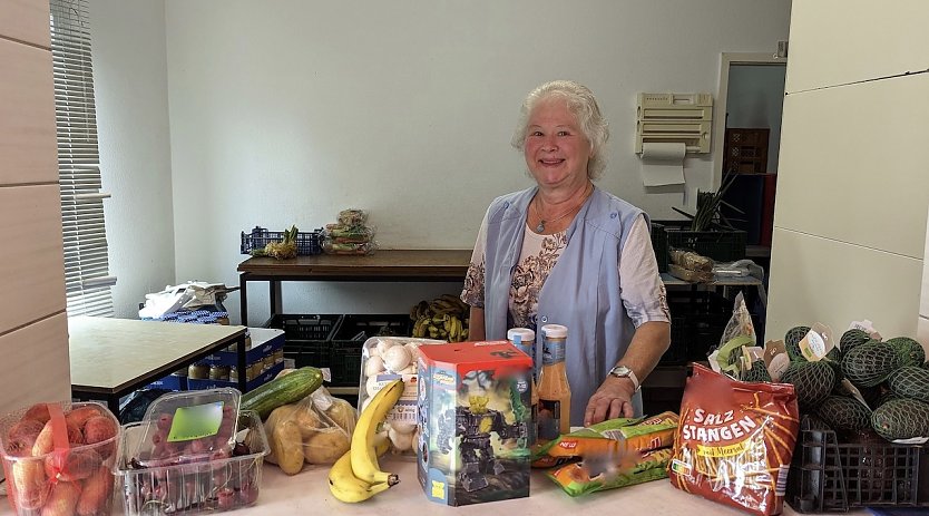 Marianne Meister arbeitet ehrenamtlich bei der Tafel in Sondershausen (Foto: Janine Skara)