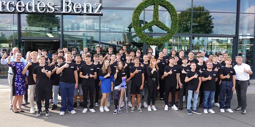 Gruppenbild mit den "Neuen" (Foto: nnz)